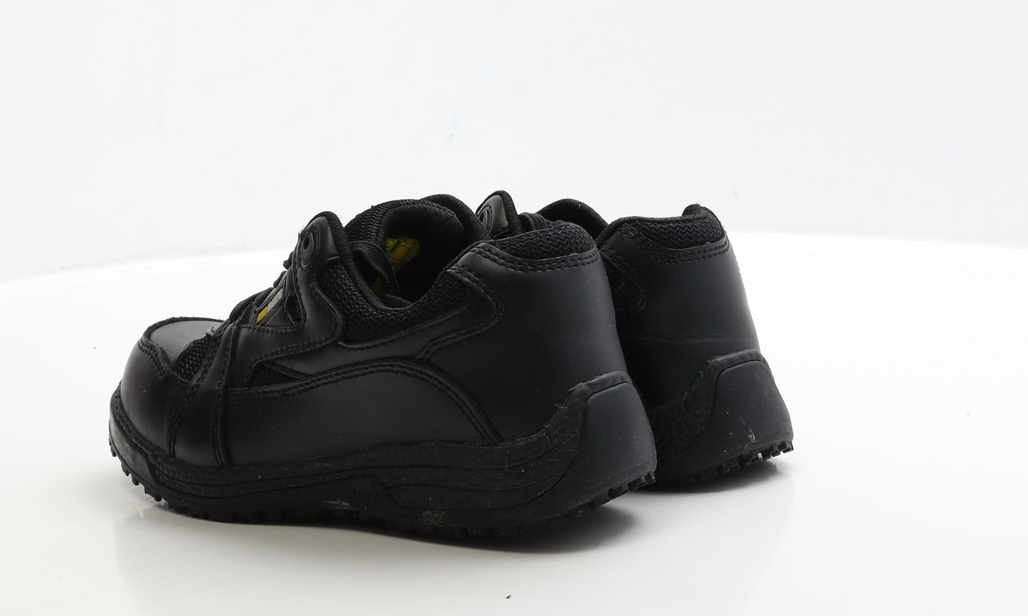 Anvil Boys Black Polyester Trainer Casual UK 3 EUR 36