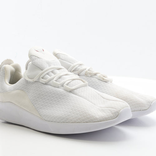 Preworn Mens White Polyester Trainer UK 12 EUR 47