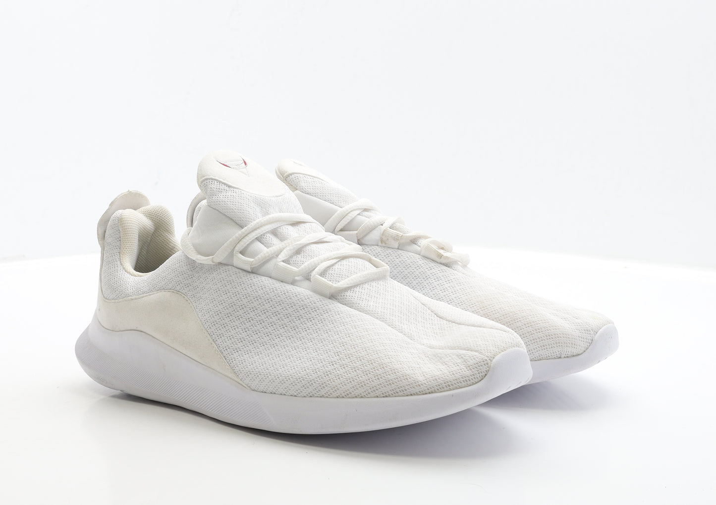 Preworn Mens White Polyester Trainer UK 12 EUR 47
