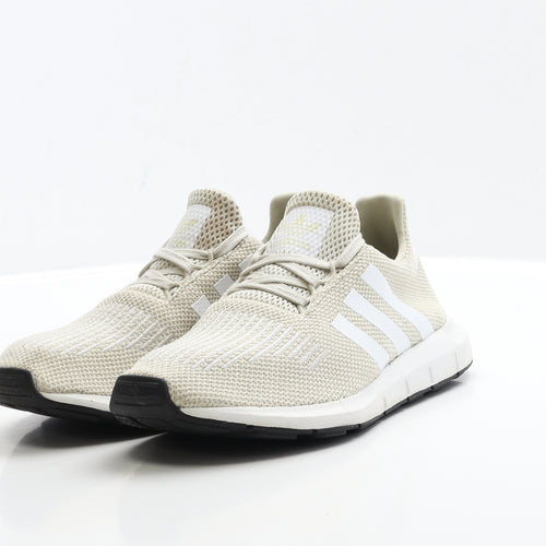 adidas Womens Beige Polyester Trainer UK 4.5 EUR 37.5