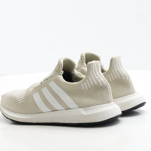 adidas Womens Beige Polyester Trainer UK 4.5 EUR 37.5