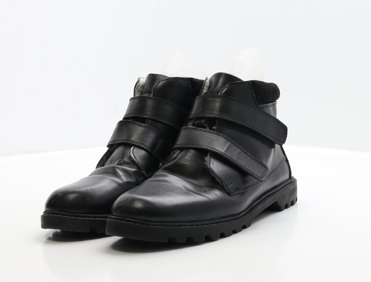 Chums Mens Black Faux Leather Bootie Boot UK 8 EUR 42