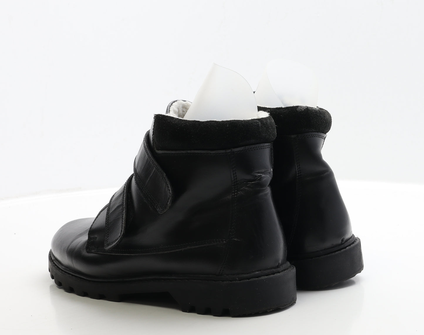 Chums Mens Black Faux Leather Bootie Boot UK 8 EUR 42