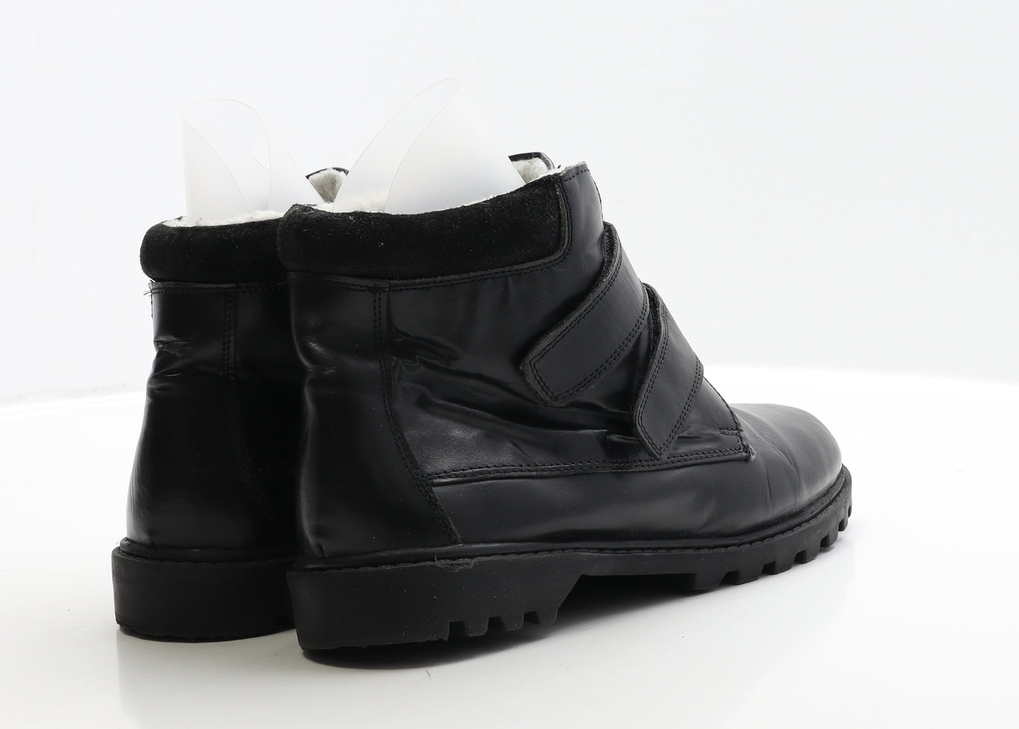 Chums Mens Black Faux Leather Bootie Boot UK 8 EUR 42