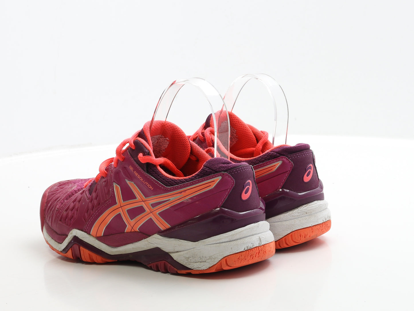 ASICS Womens Purple Polyester Trainer UK 6 EUR 39