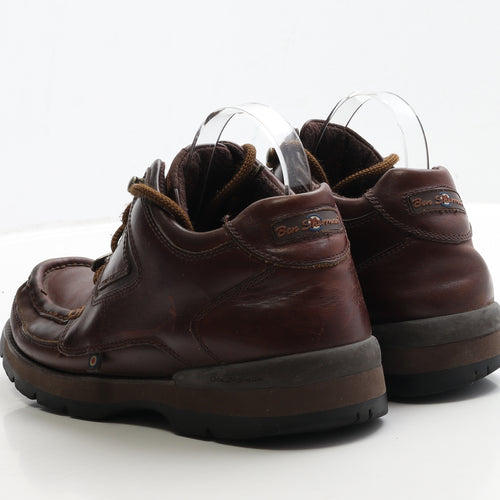 Ben Sherman Mens Brown Faux Leather Bootie Boot UK 6 EUR 40