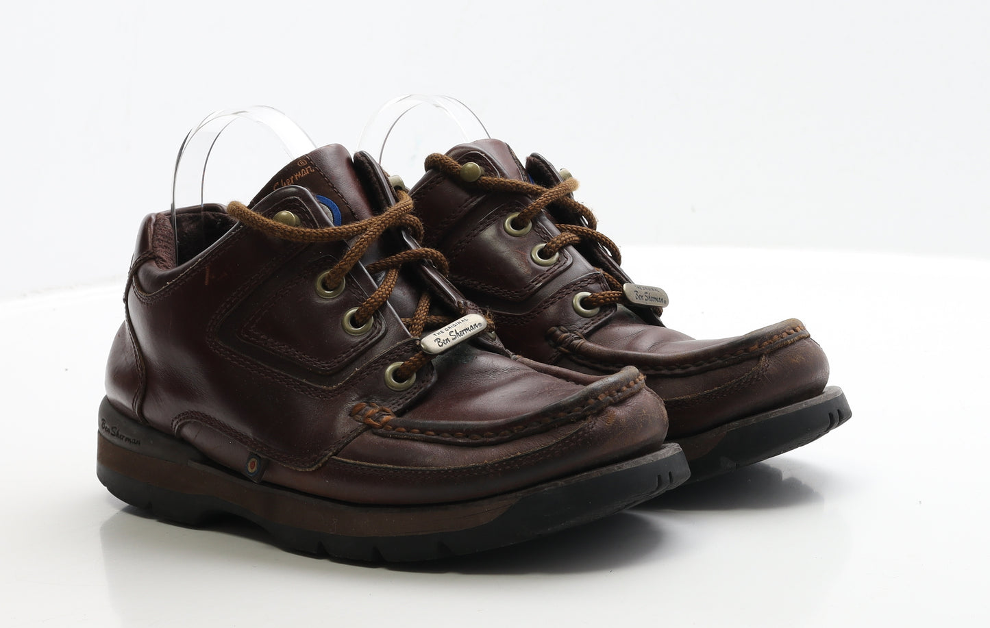 Ben Sherman Mens Brown Faux Leather Bootie Boot UK 6 EUR 40