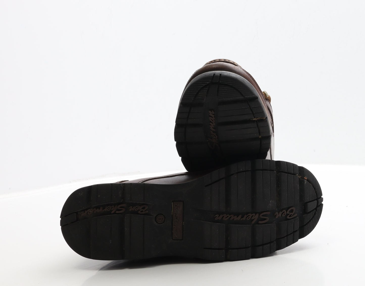 Ben Sherman Mens Brown Faux Leather Bootie Boot UK 6 EUR 40
