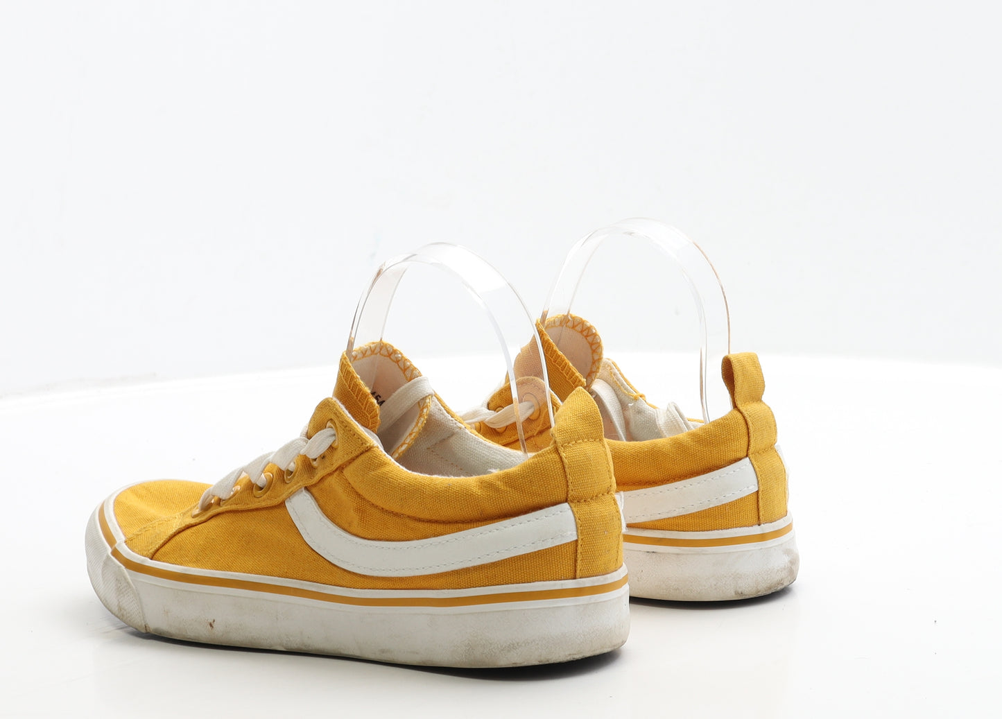 Primark Womens Yellow Fabric Trainer UK 5 EUR 38