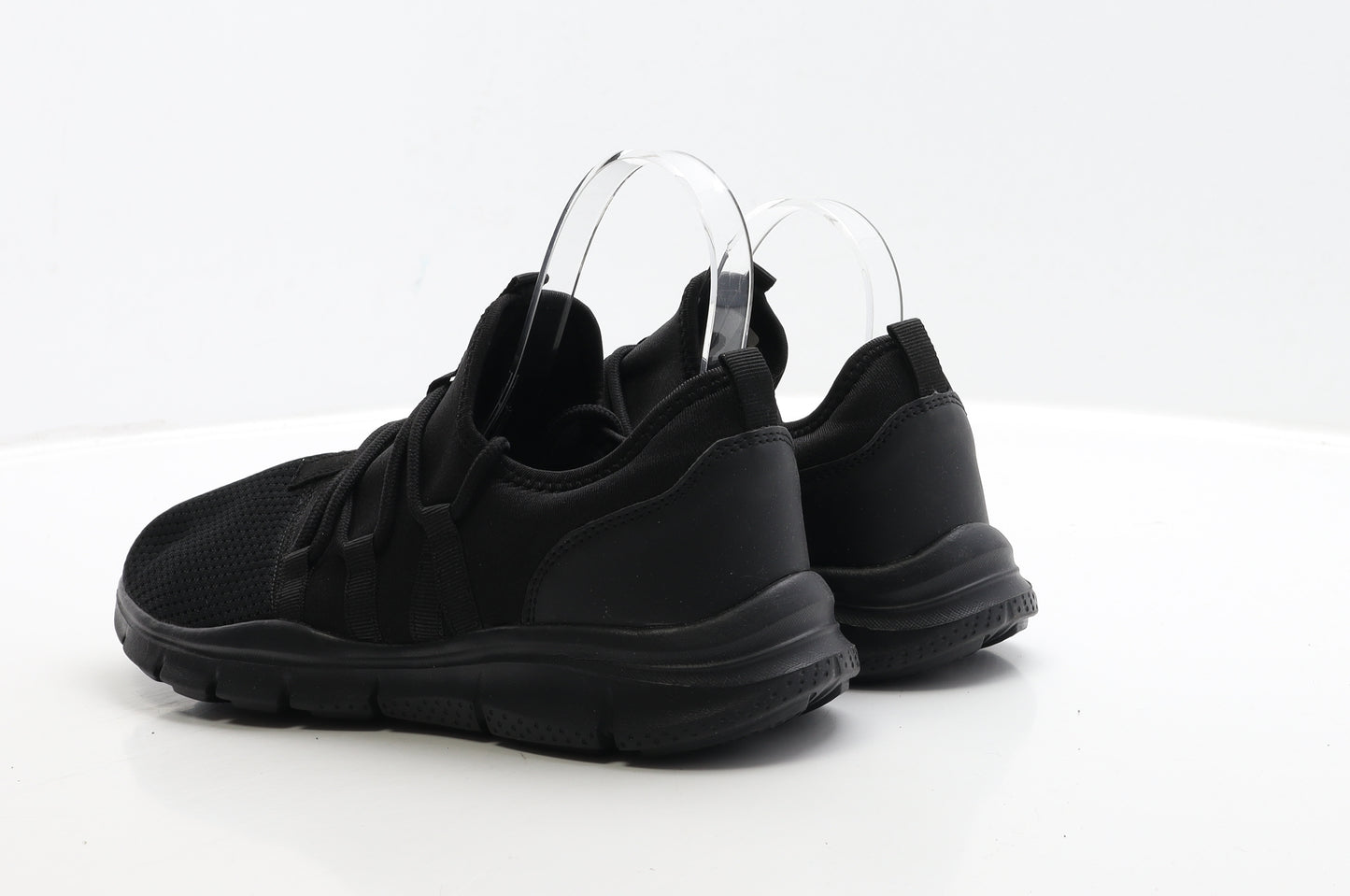 Bpc Mens Black Polyester Trainer UK 8 EUR 41