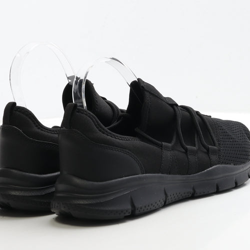 Bpc Mens Black Polyester Trainer UK 8 EUR 41
