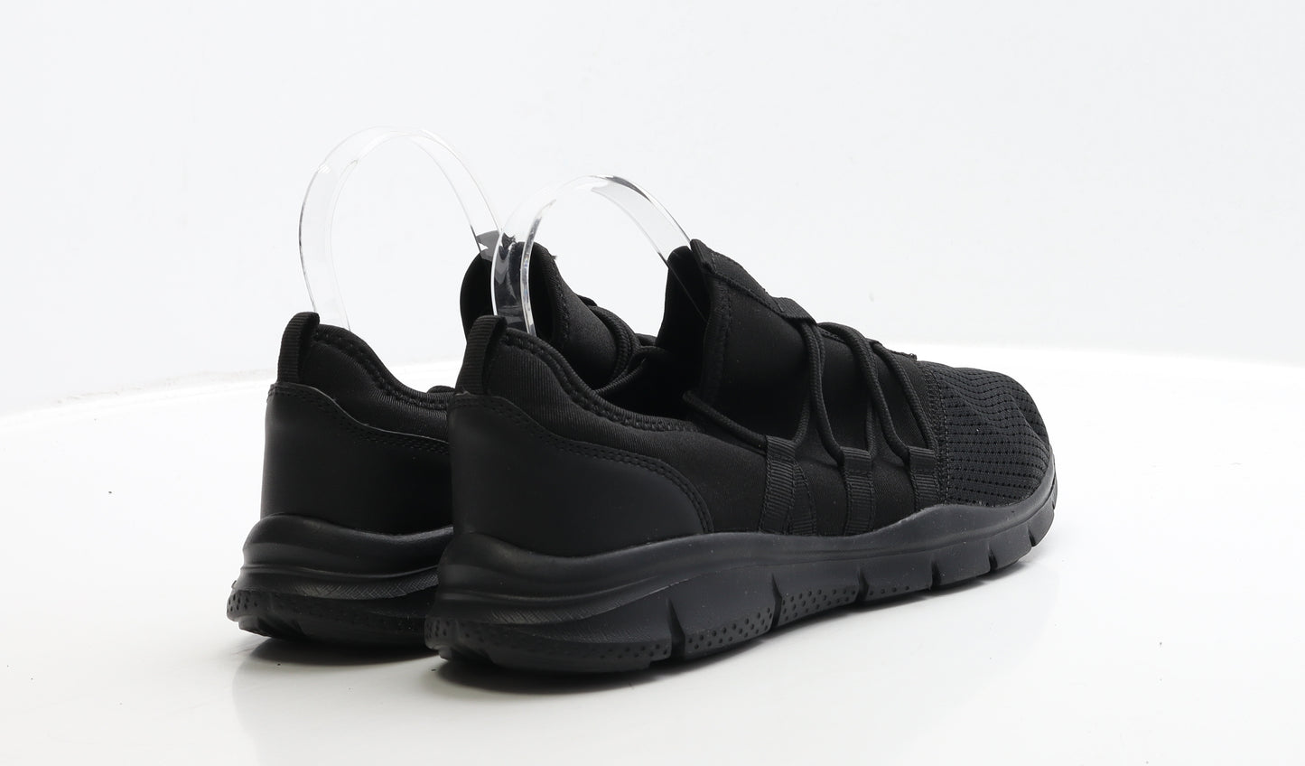 Bpc Mens Black Polyester Trainer UK 8 EUR 41