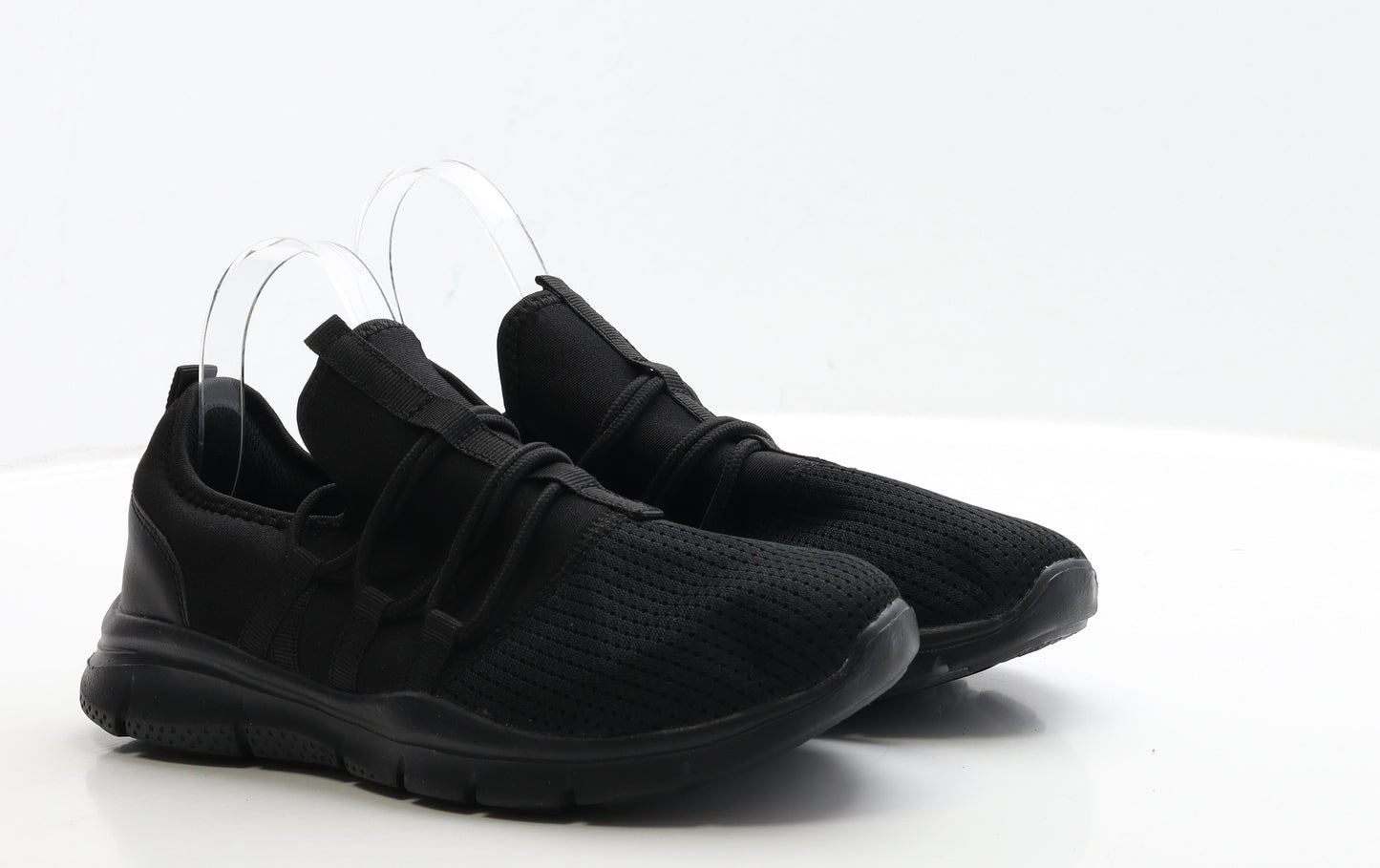 Bpc Mens Black Polyester Trainer UK 8 EUR 41