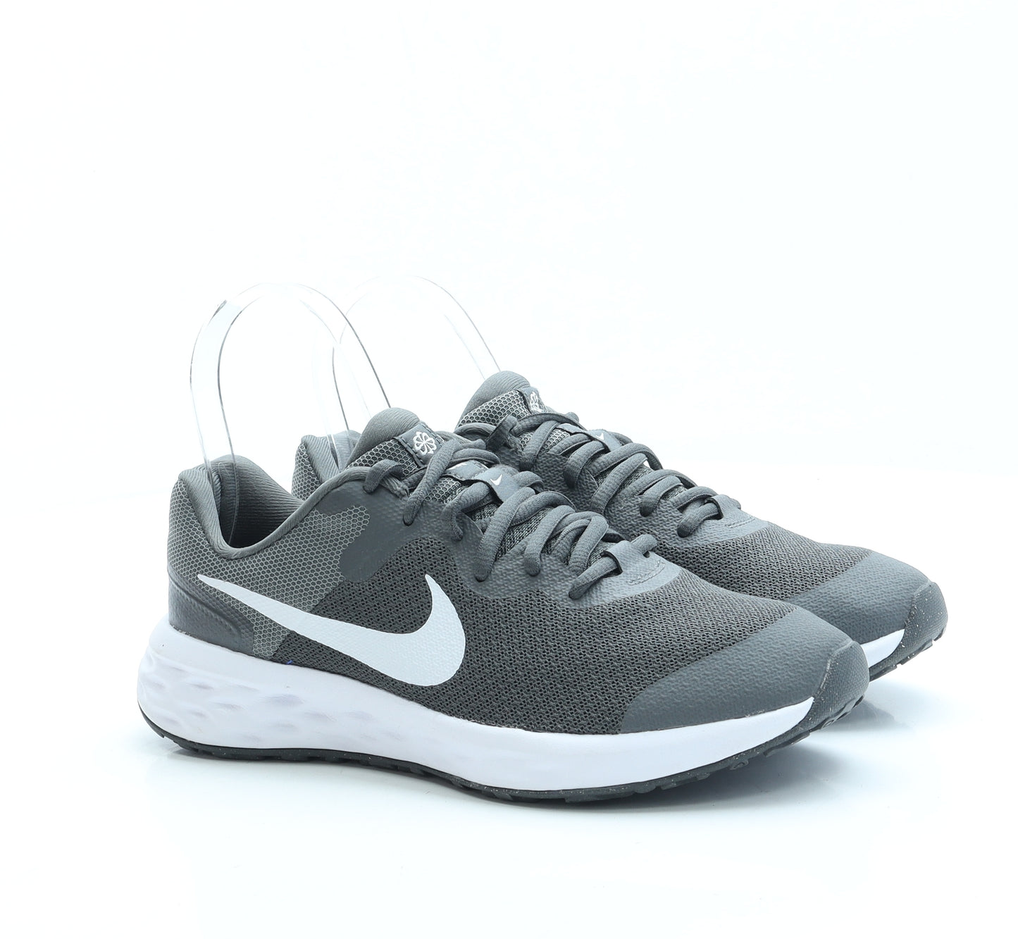 Nike Boys Grey Polyester Trainer UK 5.5