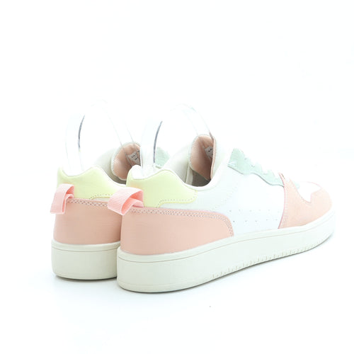Primark Womens Multicoloured Colourblock Polyester Trainer UK 7 EUR 40 US 9