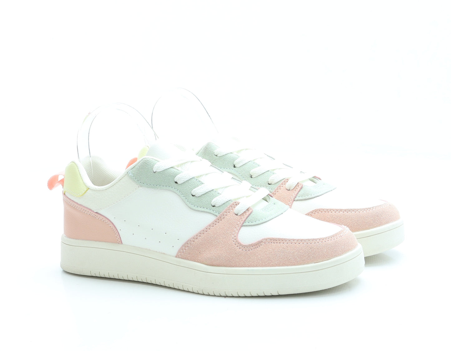 Primark Womens Multicoloured Colourblock Polyester Trainer UK 7 EUR 40 US 9