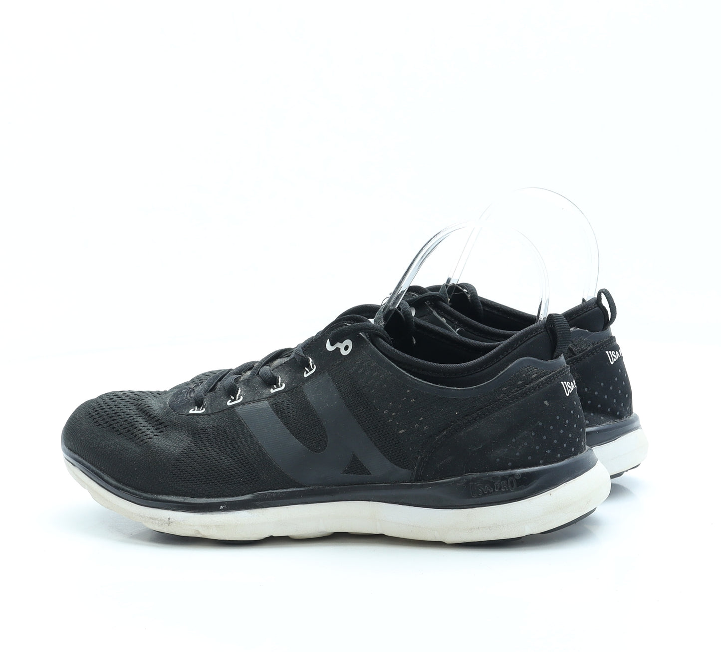 USA Pro Mens Black Polyester Trainer UK 8 EUR 42