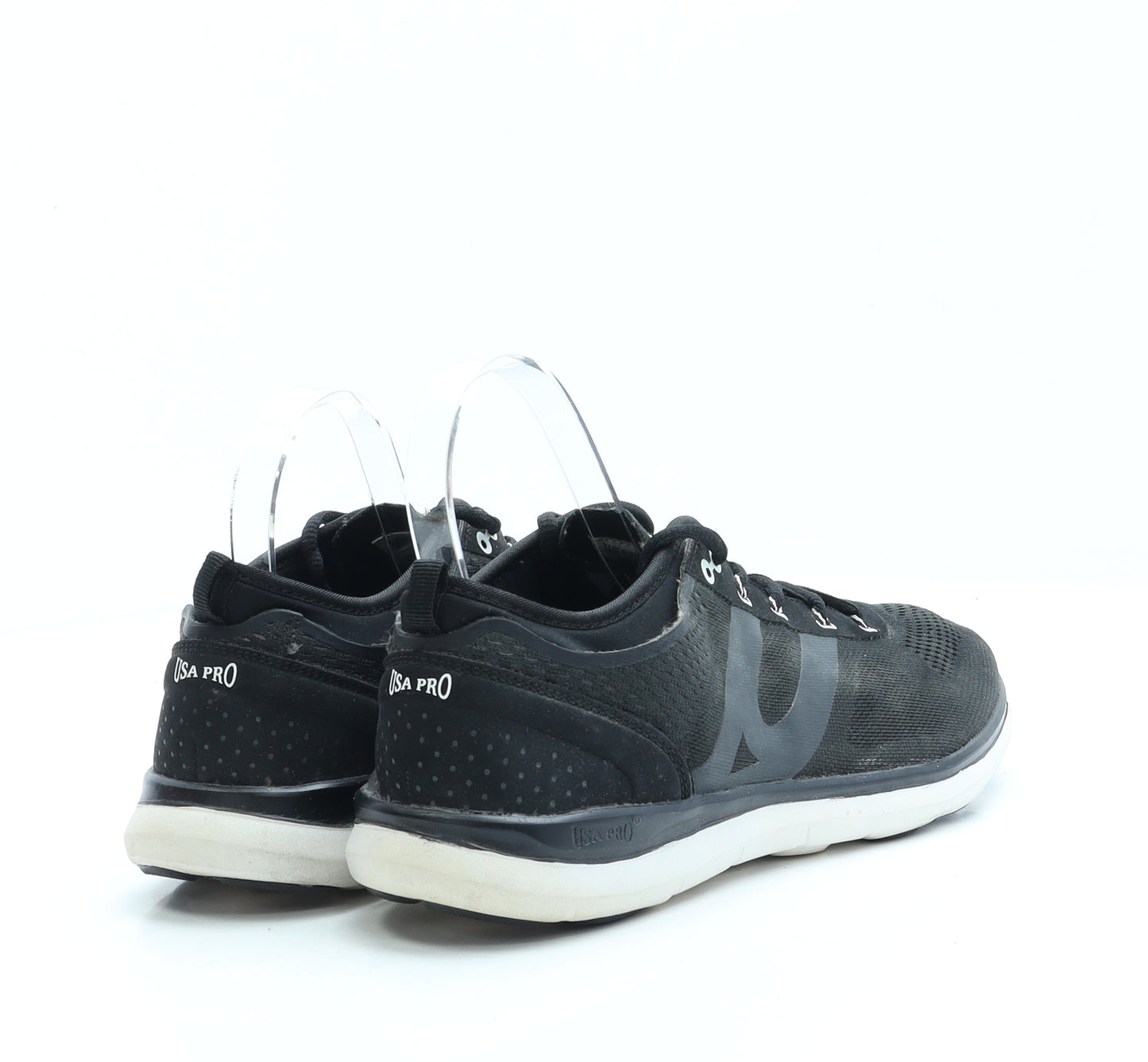 USA Pro Mens Black Polyester Trainer UK 8 EUR 42
