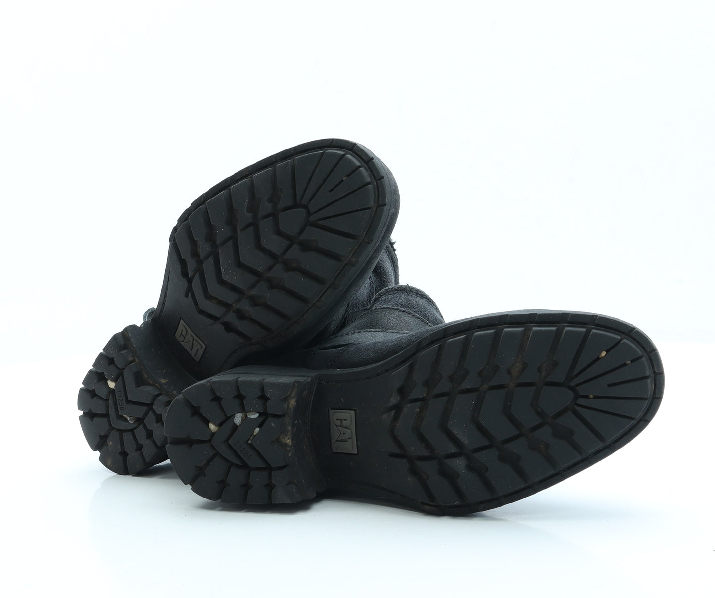 CAT Womens Black Polyester Shearling Style Boot UK 7