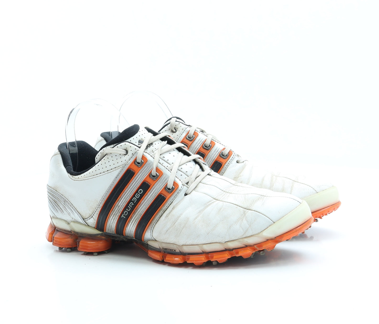 Nike Mens White Faux Leather Trainer UK 9