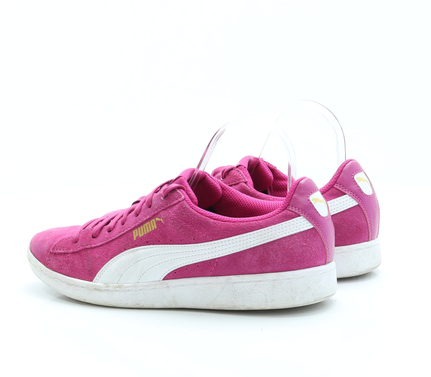 PUMA Womens Pink Polyester Trainer UK 8