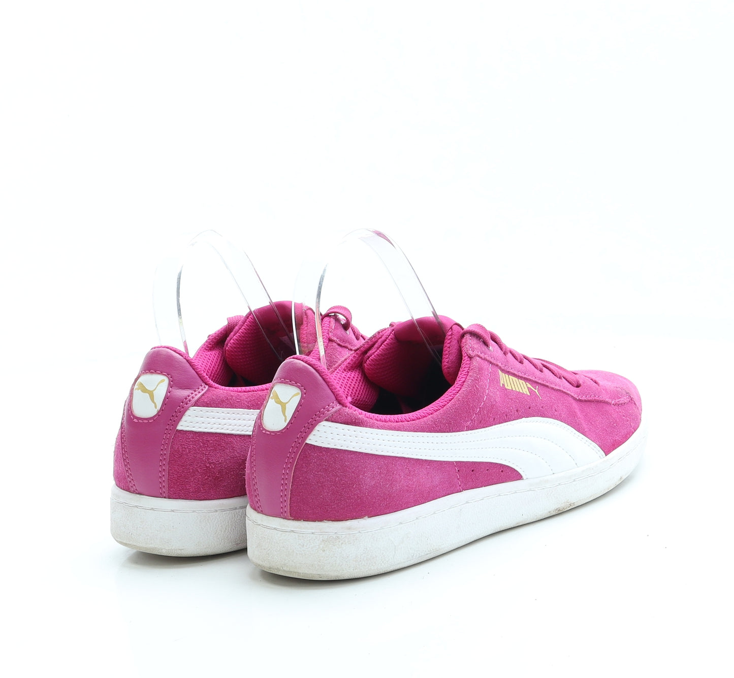 PUMA Womens Pink Polyester Trainer UK 8