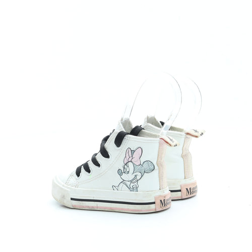 George Girls Ivory Polyester Trainer UK 6 - Minnie Mouse