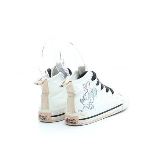 George Girls Ivory Polyester Trainer UK 6 - Minnie Mouse