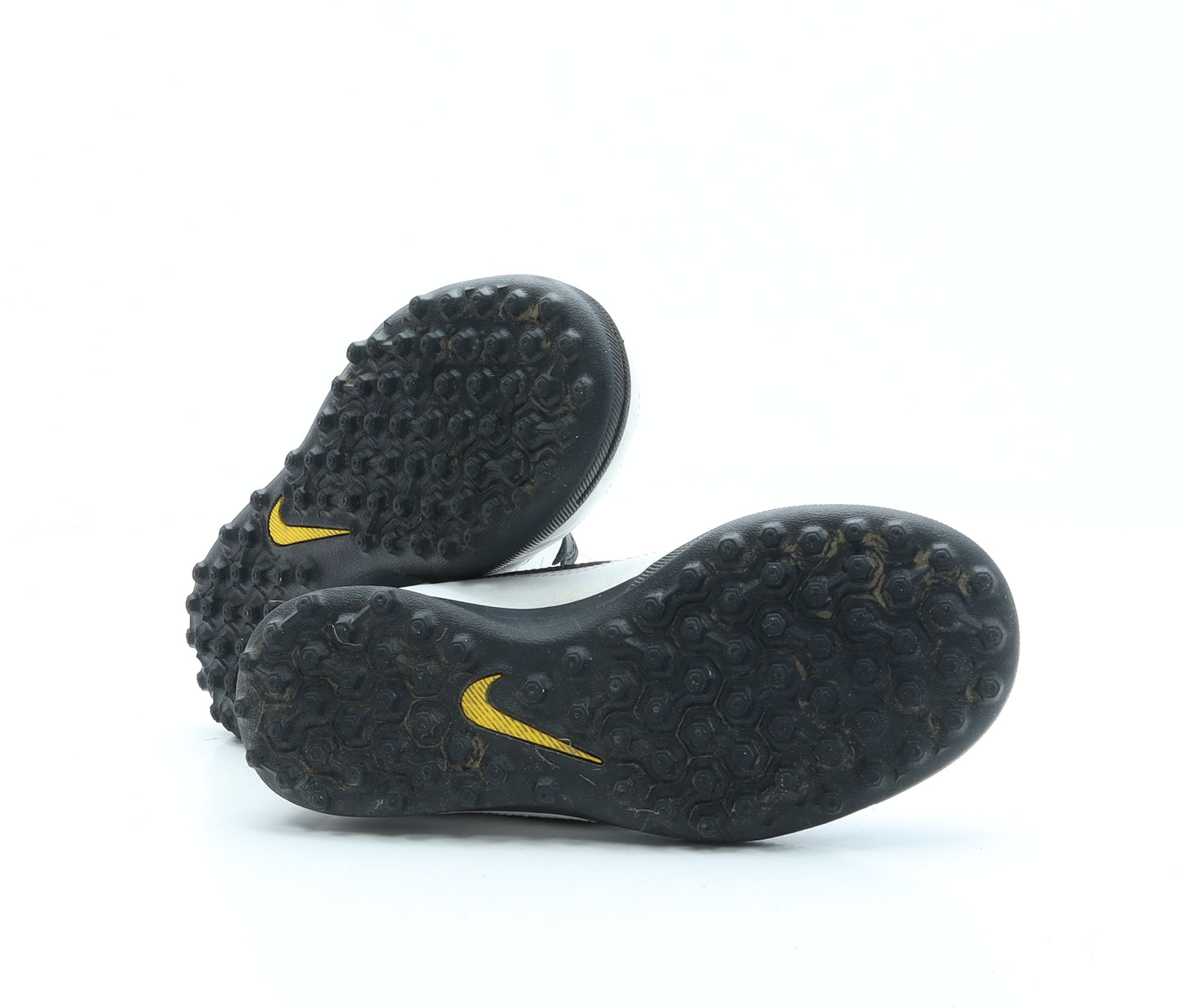 Nike Boys White Faux Leather Trainer UK 3