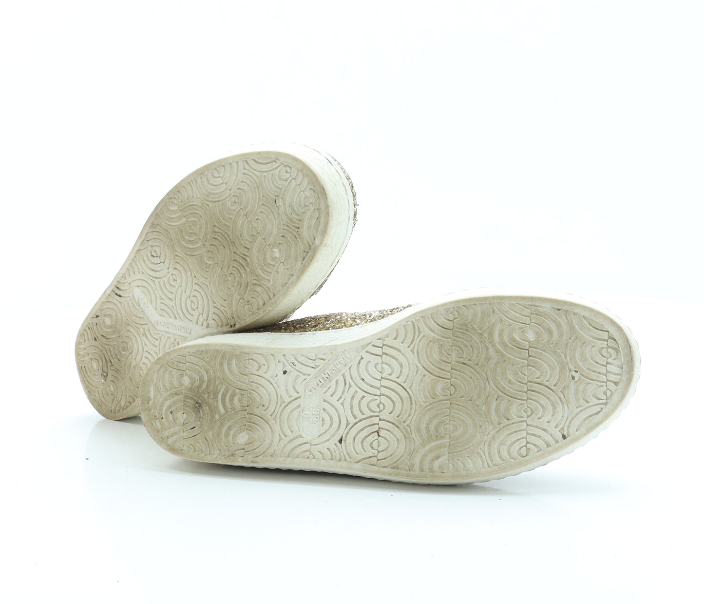 NEXT Womens Gold Polyester Trainer UK 6 EUR 39
