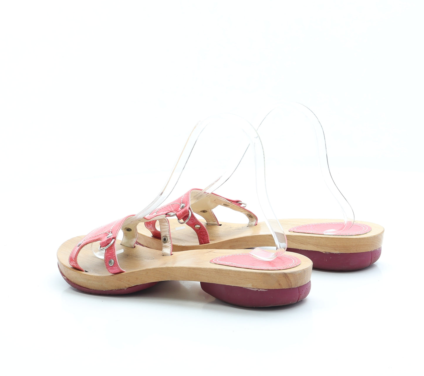 Mystic Womens Pink Polyester Slip On Sandal UK 7