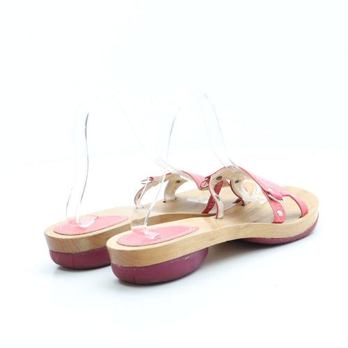 Mystic Womens Pink Polyester Slip On Sandal UK 7