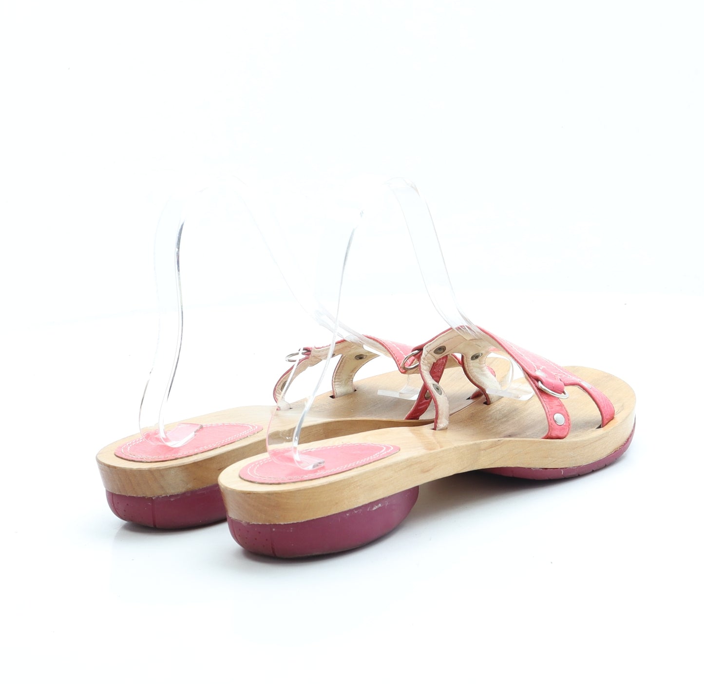 Mystic Womens Pink Polyester Slip On Sandal UK 7