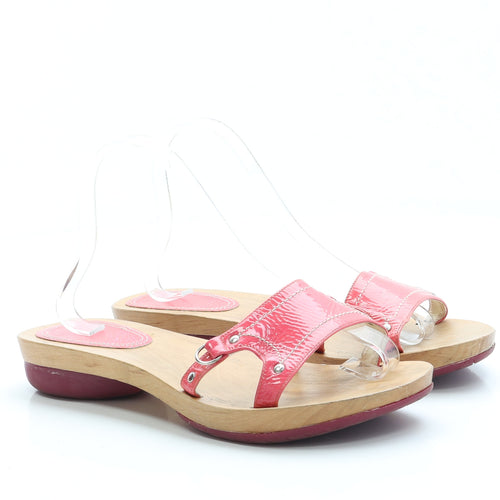 Mystic Womens Pink Polyester Slip On Sandal UK 7