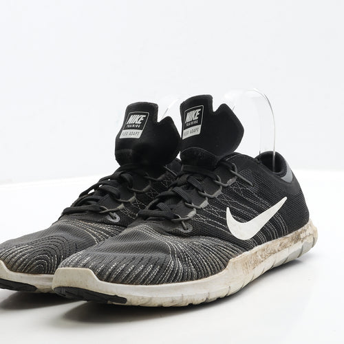 Nike Mens Black Polyester Trainer UK 5.5 39 - Flex Adapt