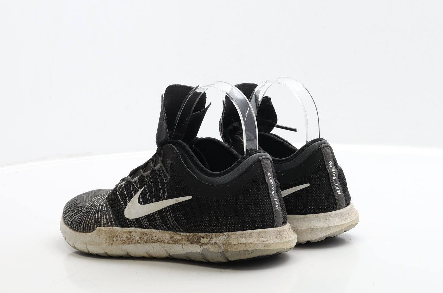 Nike Mens Black Polyester Trainer UK 5.5 39 - Flex Adapt