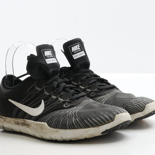Nike Mens Black Polyester Trainer UK 5.5 39 - Flex Adapt