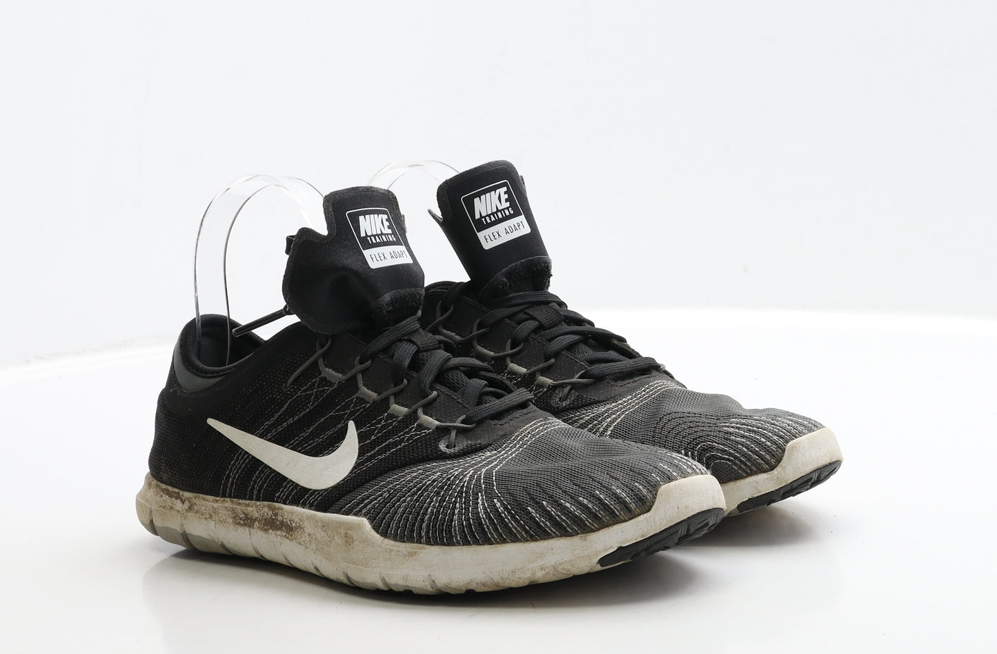 Nike Mens Black Polyester Trainer UK 5.5 39 - Flex Adapt