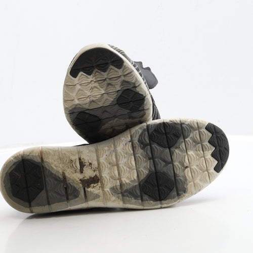 Nike Mens Black Polyester Trainer UK 5.5 39 - Flex Adapt