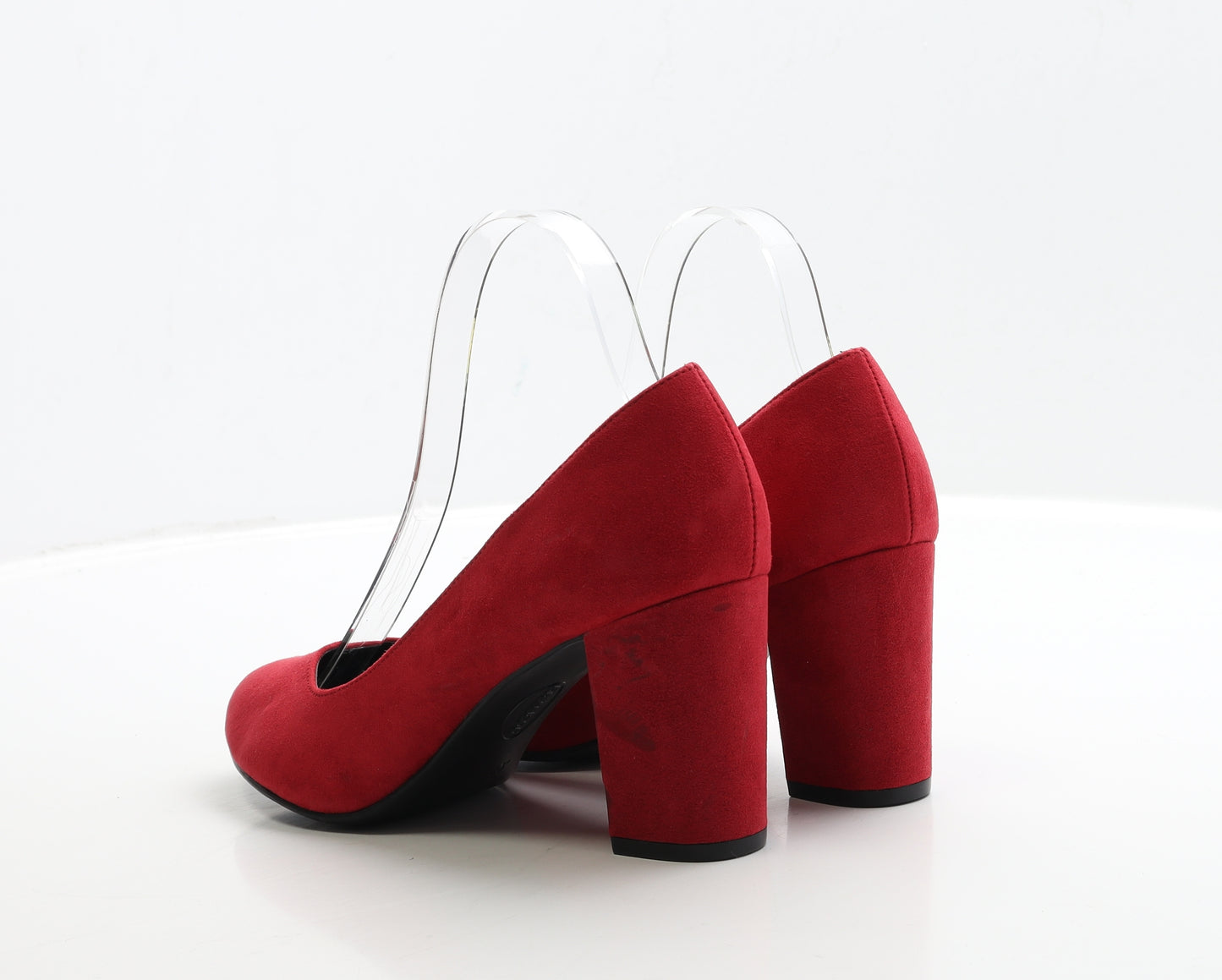 Graceland Womens Red Suede Court Heel UK 5 38