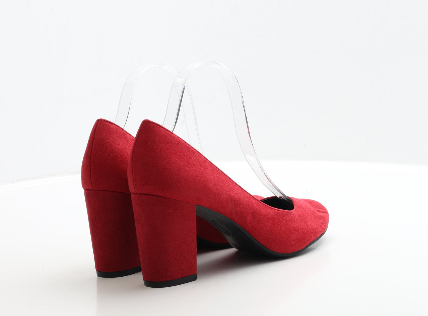 Graceland Womens Red Suede Court Heel UK 5 38