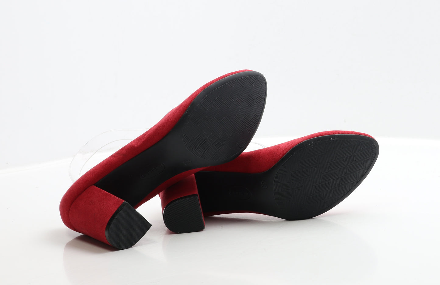 Graceland Womens Red Suede Court Heel UK 5 38