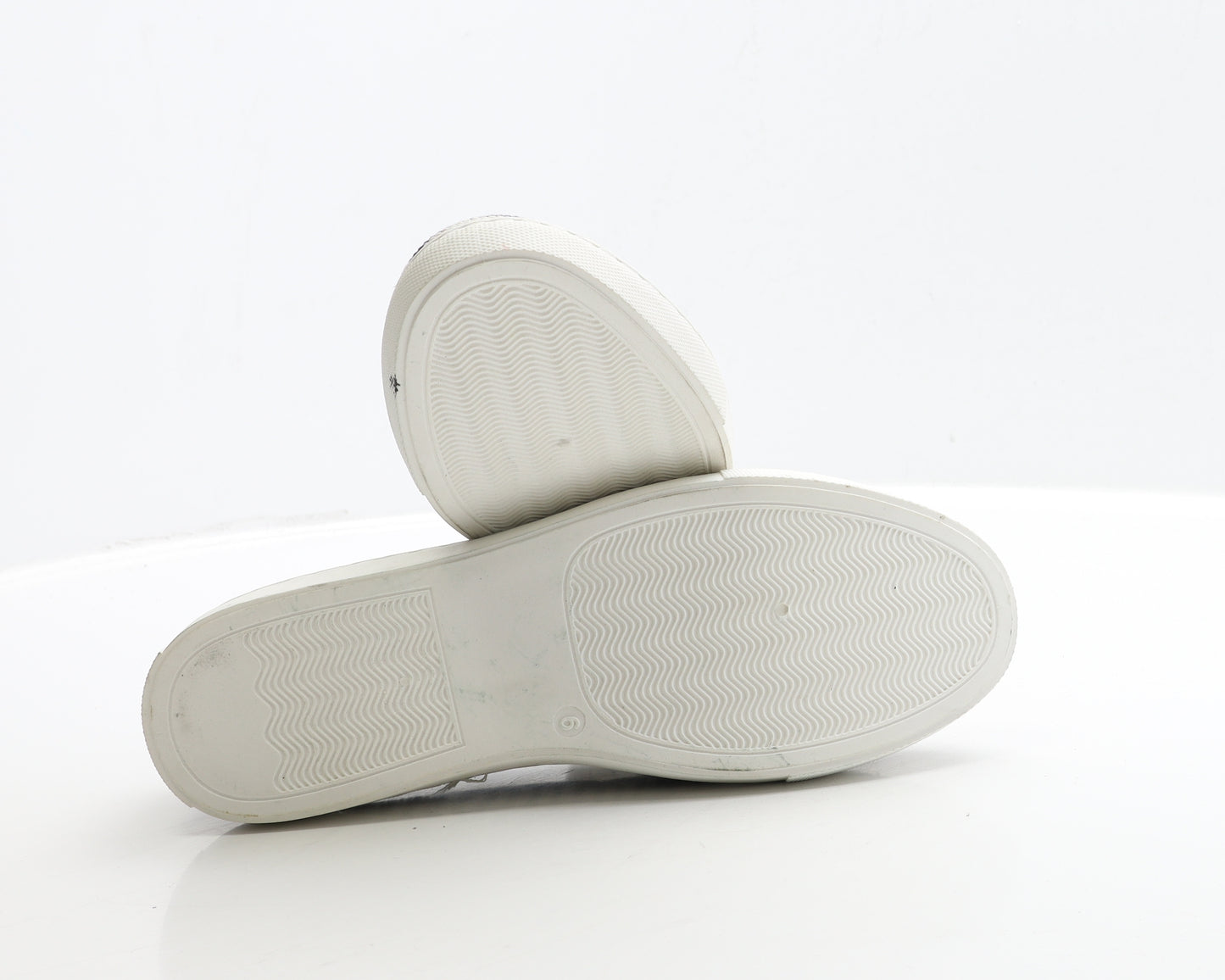 F&F Womens Blue Fabric Loafer Flat UK 6 39