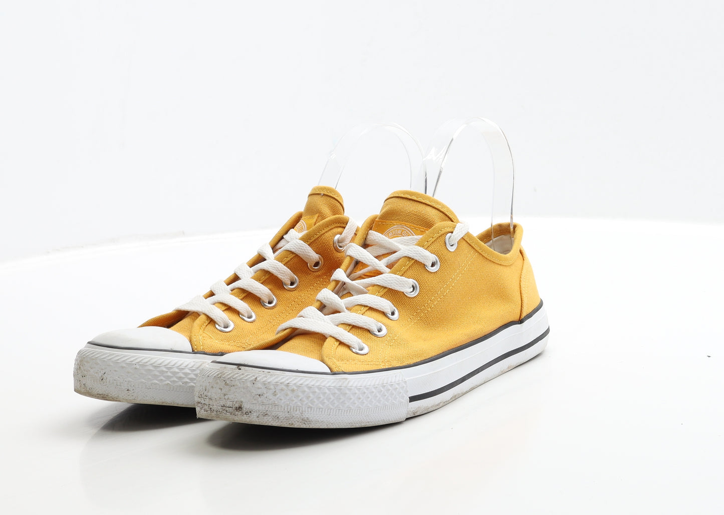 SoulCal&Co Womens Yellow Fabric Trainer UK 5.5 38.5