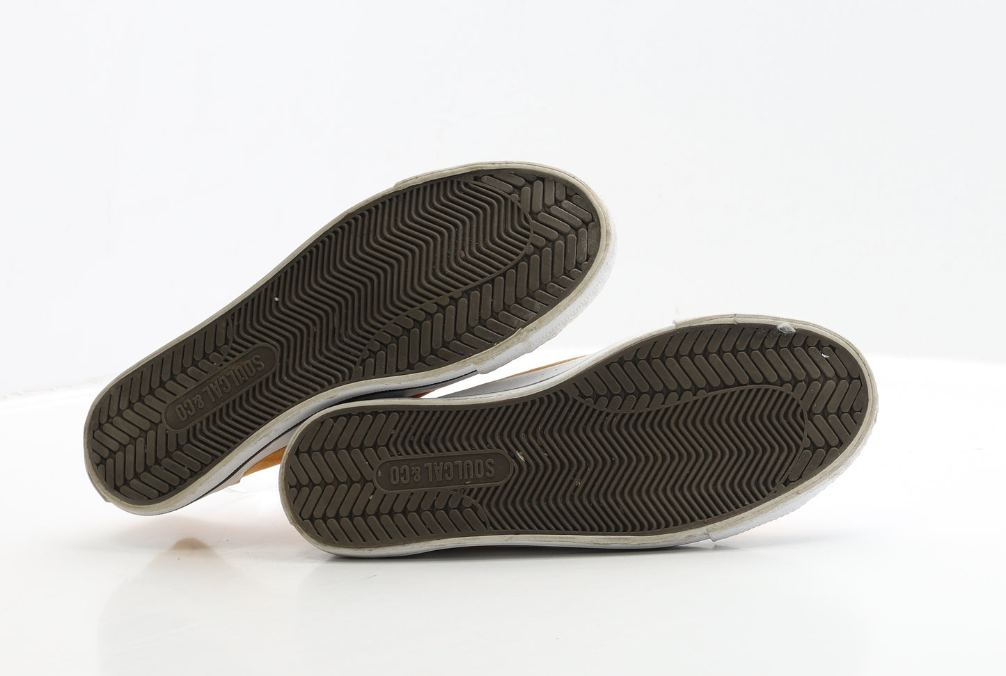 SoulCal&Co Womens Yellow Fabric Trainer UK 5.5 38.5