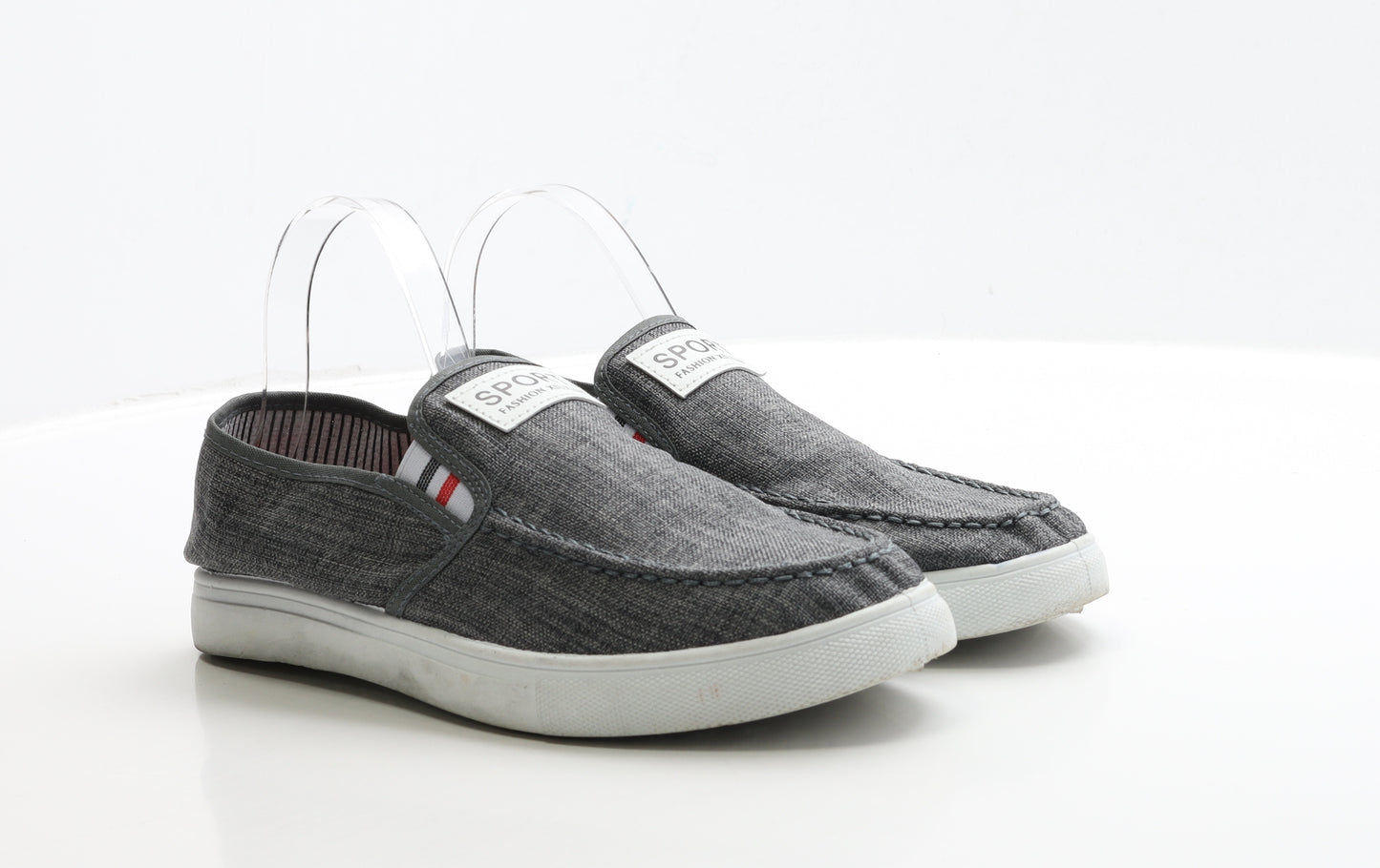 Sport Fashion XIUXIAN Mens Grey Polyester Loafer Casual UK 9 43