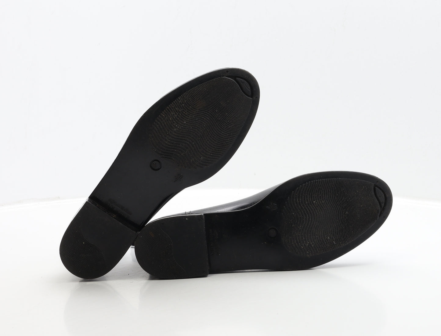 Preworn Womens Black Rubber Wellies Boot UK 7 40