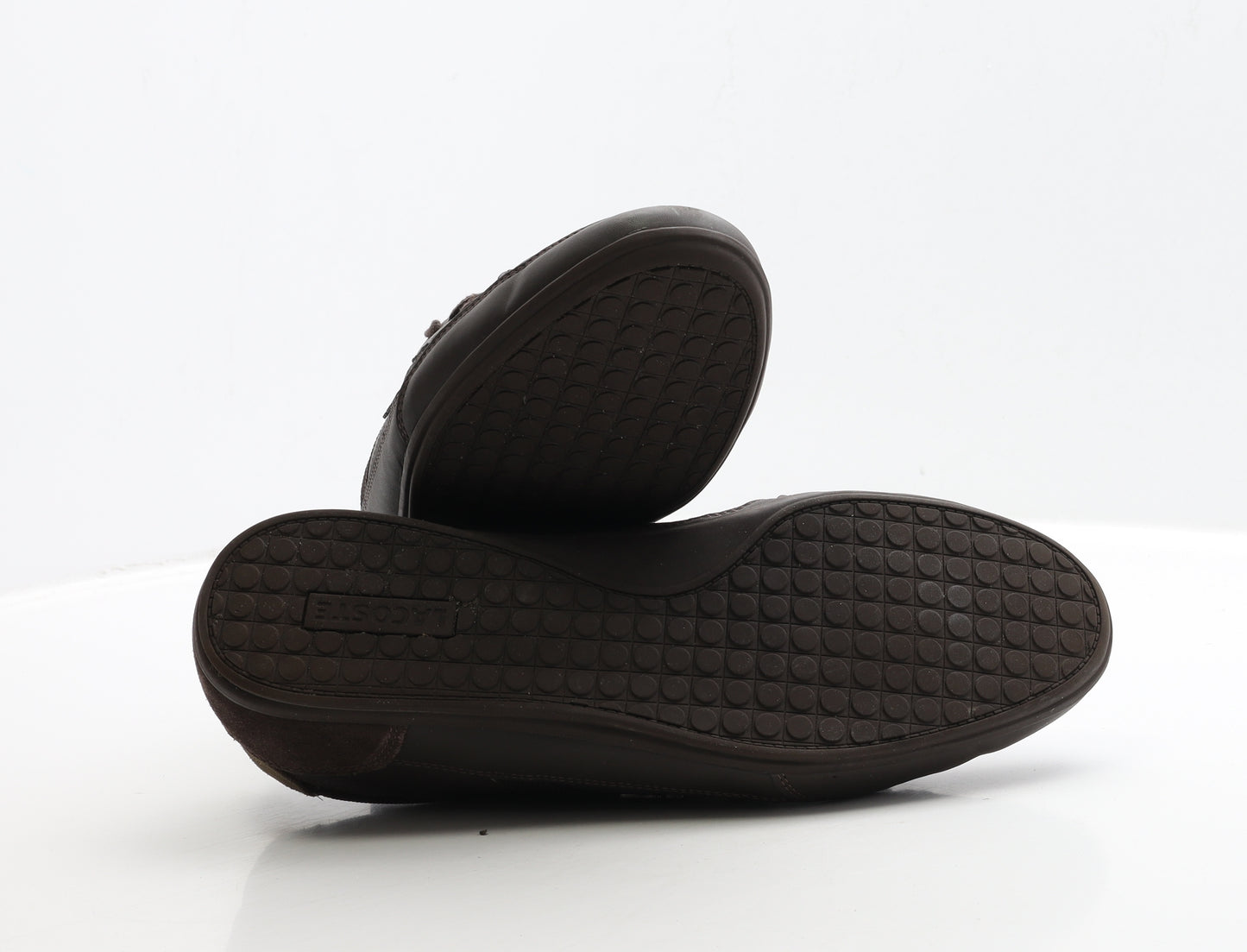 Lacoste Mens Brown Polyester Trainer UK 10 44.5
