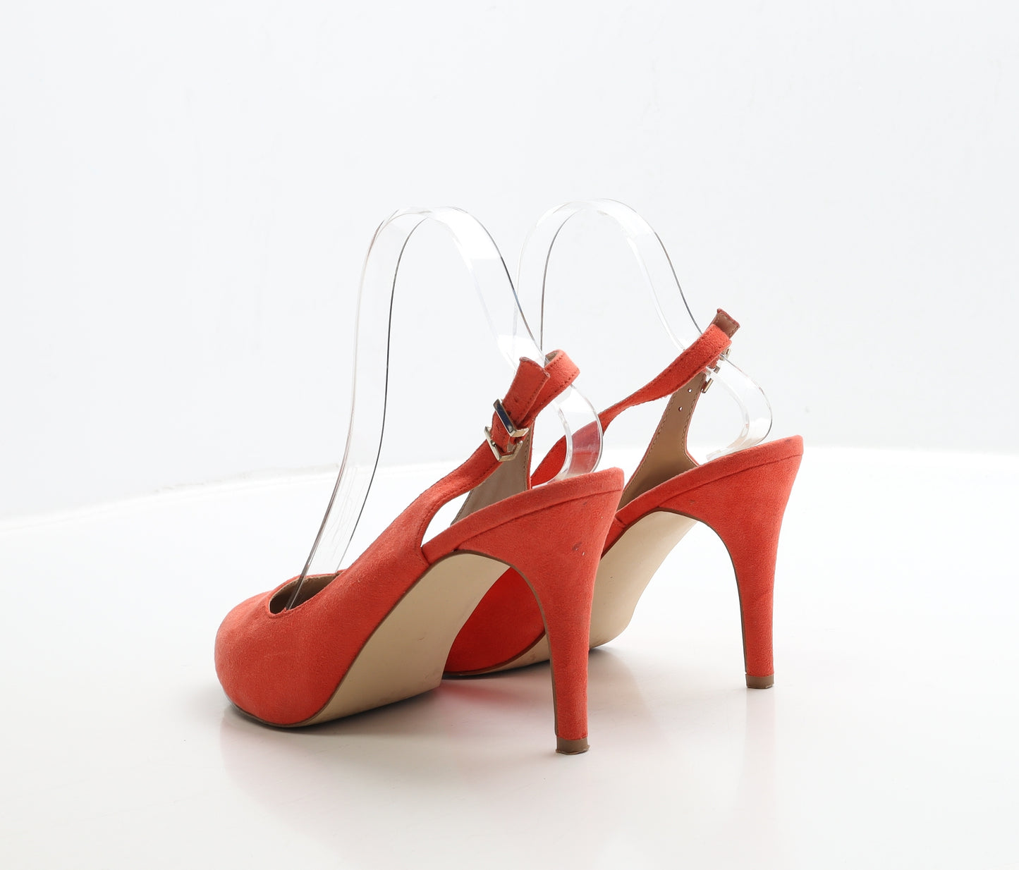Miss KG Womens Orange Suede Slingback Heel UK 6 39
