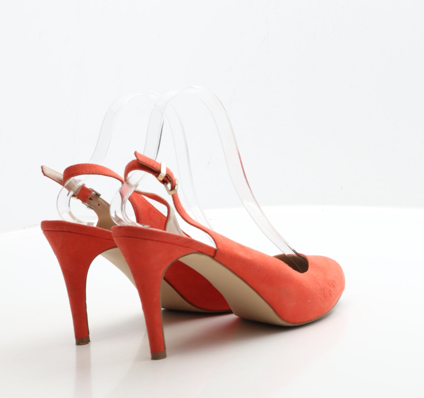 Miss KG Womens Orange Suede Slingback Heel UK 6 39